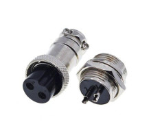 Конектор для світлодіодних стрічок OEM №17 2pin-2pin "мама" + "тато" метал