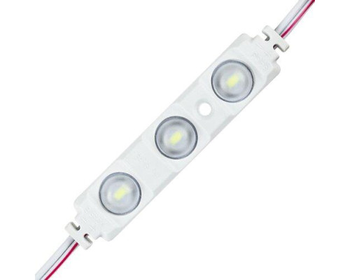 Світлодіодний модуль BRT XG19 5630-3 led W 1,5W 6500K, 12В, IP65 білий з лінзою напівсфера