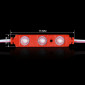 Світлодіодний модуль BRT XG191 5630-3 led W 1,5W RED, 12В, IP65 червоний з лінзою напівсфера