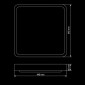 Светильник светодиодный Biom SMART SML-S03-70/2 3000-6000K 70Вт с д/у