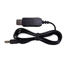 Кабель питания с преобразователем DC5-DC12V USB-5.5 1А 90см