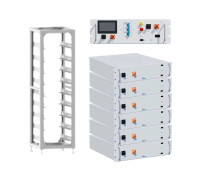 Комплект высоковольтных аккумуляторов Deye BOS-G 30.72 кВт·ч LiFePO4 (6x BOS-GPack5.1 + BOS-G-PDU2 + стойка 3U-LRACK)