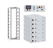 Комплект высоковольтных аккумуляторов Deye BOS-G 30.72 кВт·ч LiFePO4 (6x BOS-GPack5.1 + BOS-G-PDU2 + стойка 3U-LRACK)