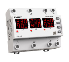 Реле напруги з контролем струму – VA-3F40A M6R
