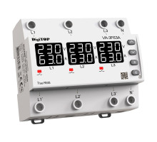 Реле напруги з контролем струму – VA-3F63A M6W