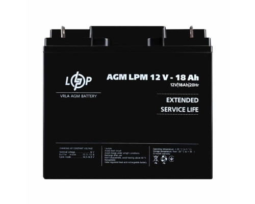 Акумулятор AGM LPM 12V - 18 Ah