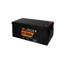 Аккумулятор LP LiFePO4 12V (12,8V) - 200 Ah (2560Wh) (Smart BMS 100А) с BT пластик для ИБП