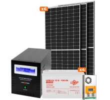 Сонячна електростанція (СЕС) 4kW АКБ 4.8kWh (гель) 100 Ah Стандарт