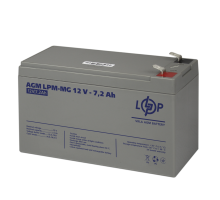 Акумулятор мультигелевий LPM-MG 12V - 7.2 Ah