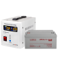 Комплект резервного живлення для котла LogicPower ИБП 500VA + гелевая батарея 900W