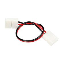 Коннектор для светодиодных лент OEM SC-05-SWS-8-2 8mm 2joints wire (провод-2 зажима)