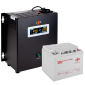 Комплект резервного живлення для котла LogicPower ИБП W500 + гелевая батарея 520W