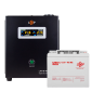 Комплект резервного живлення для котла LogicPower ИБП W500 + гелевая батарея 520W