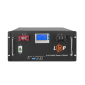 Аккумулятор LP LiFePO4 48V (51,2V) – 100 Ah (5120Wh) (Smart BMS 100A) с LCD RM