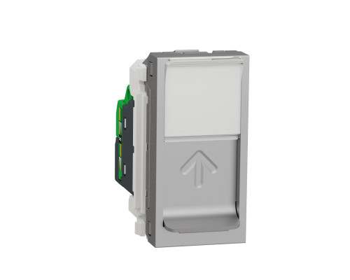 Розетка Комп'Ютерна Rj45, Одинарна Категорія 5 Utp, 1 Модуль, Алюміній