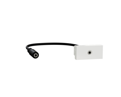 Розетка Minijack 1 Модуль Білий