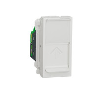 Розетка Комп'Ютерна Rj45, Одинарна, Категорія 5 Utp, 1  Модуль, Білий