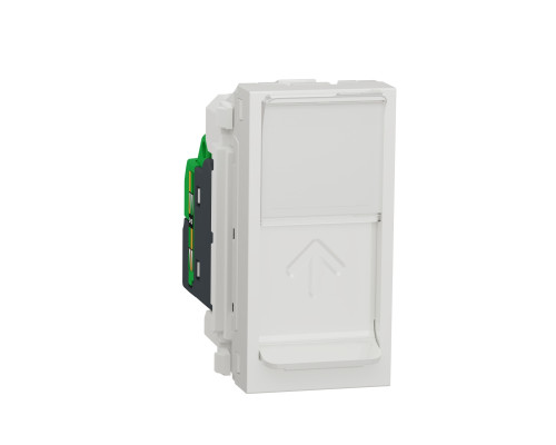 Розетка Комп'Ютерна Rj45, Одинарна, Категорія 5 Utp, 1  Модуль, Білий