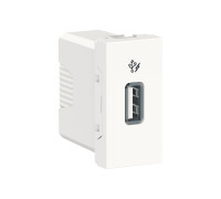 Розетка Usb 1 Модуль Білий