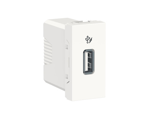 Розетка Usb 1 Модуль Білий