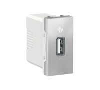 Розетка Usb 1 Модуль Алюміній